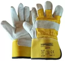 Перчатки сварочные Topmaster Professional 558102, желтый/белый