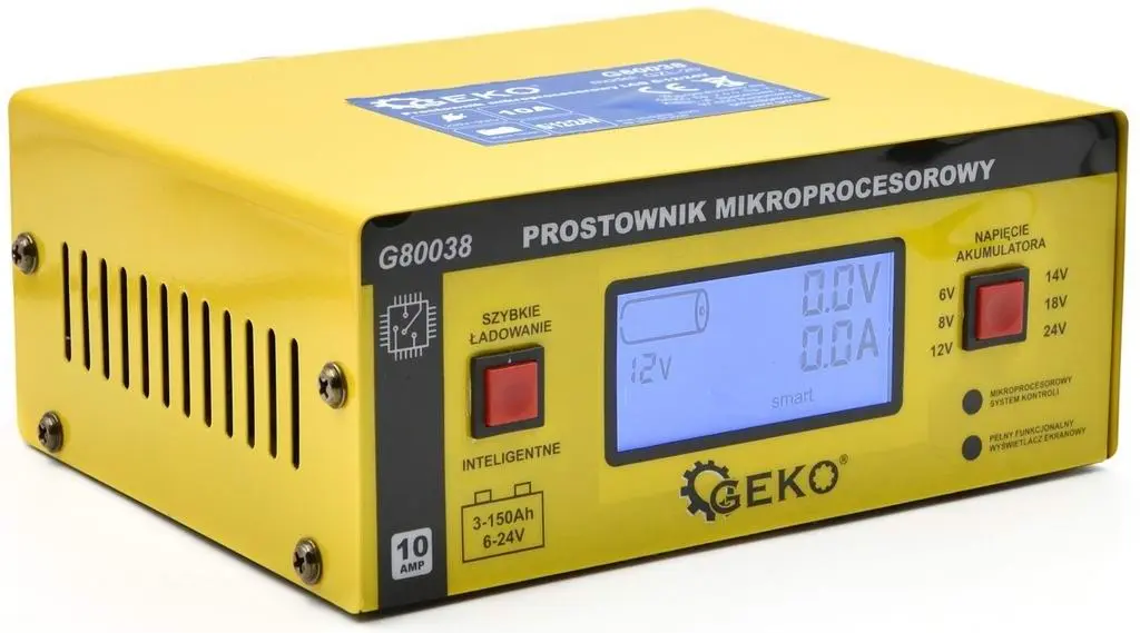 Încărcător de baterie auto Geko G80038