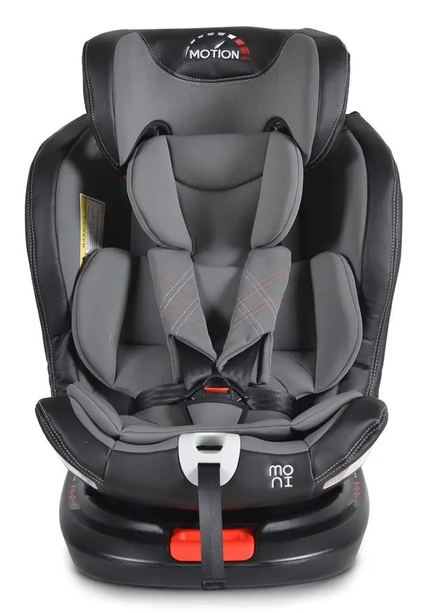 Детское автокресло Moni Motion Isofix, черный/серый