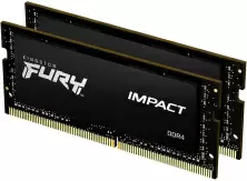 Оперативная память SO-DIMM Kingston Fury Impact 32GB (2x16GB) DDR4-3200MHz, CL20, 1.2V