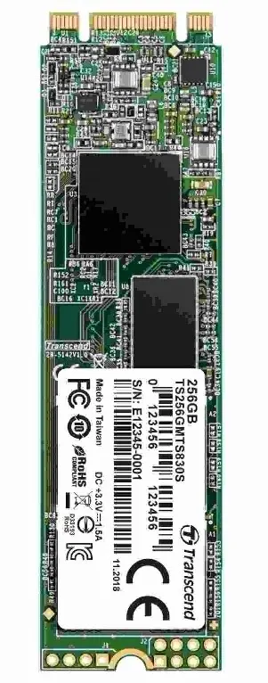 SSD накопитель Transcend 830S M.2 SATA, 256GB