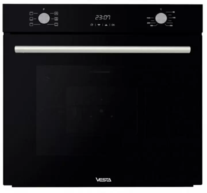 Электрический духовой шкаф Vesta BO60DCG/BL, черный