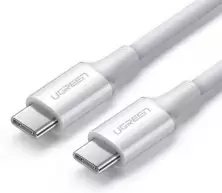 Cablu USB Ugreen Type-C to Type-C 5A 100W 1m US300, alb