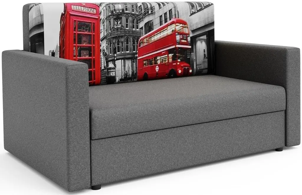 Диван Space Meble Amerykanka Heven 120 London/Sawana21, серый