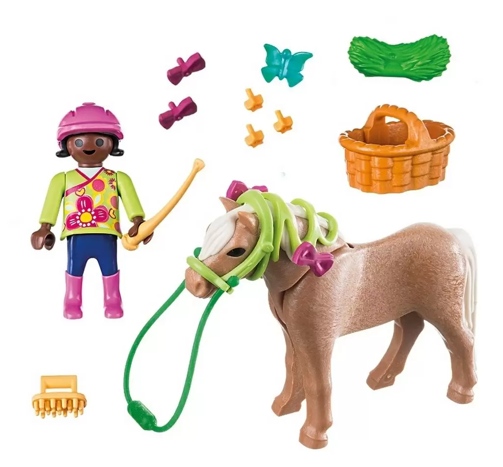 Игровой набор Playmobil Girl with Pony