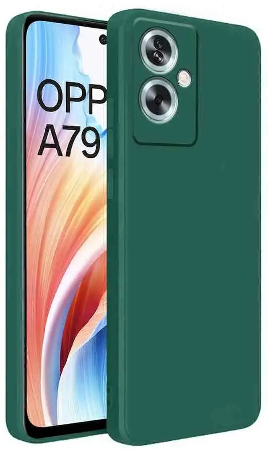 Husă de protecție WOO Silicone Neo Soft Oppo A79 5G (WOOCLSOPA79GR), verde