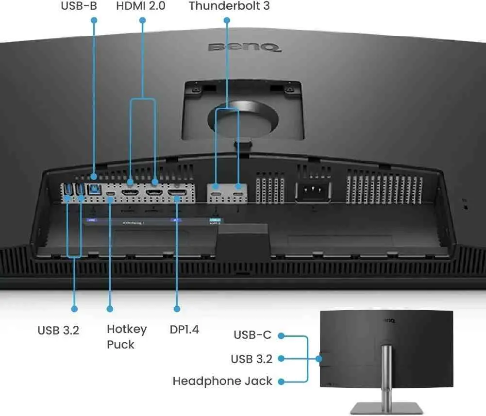 Monitor Benq PD3225U, gri