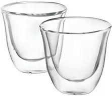 Набор стаканов Delonghi 60мл 2шт, прозрачный