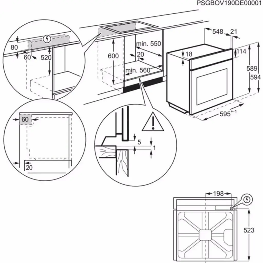 Plită incorporabilă electrică AEG OA5CB31SM, inox
