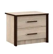 Noptieră Sokme Скарлет, stejar sonoma/wenge magic