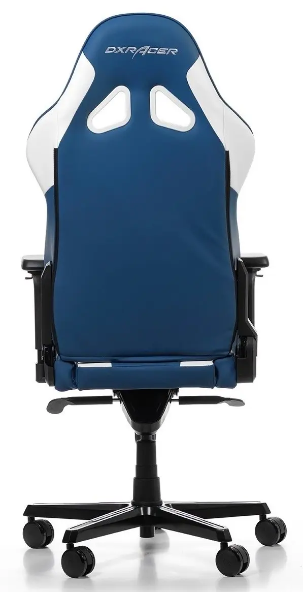 Геймерское кресло DXRacer Gladiator, синий/белый