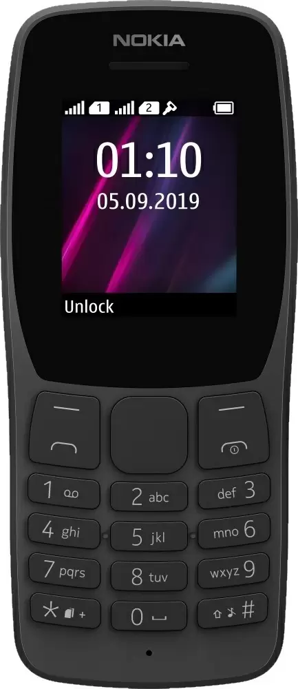 Telefon mobil Nokia 110 Duos, negru