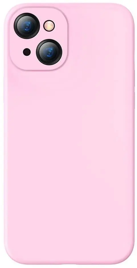Husă de protecție Baseus Liquid Silica Gel Protective Case For iPhone 13, roz