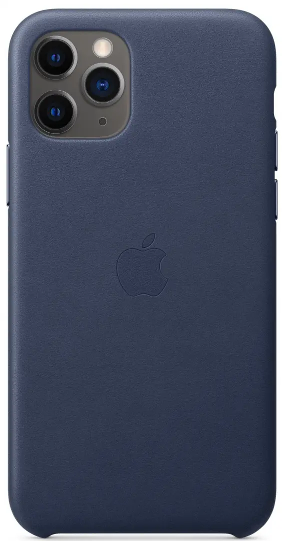 Husă de protecție Apple iPhone 11 Pro Leather Case, albastru pe tehnoparc.md Husă de protecție Apple iPhone 11 Pro Leather Case, albastru