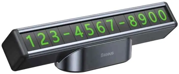 Карточка с номером телефона Baseus CNFT000001, серый на tehnoparc.md Карточка с номером телефона Baseus CNFT000001, серый