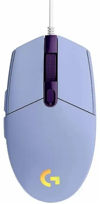 Mouse Logitech G203 Lightsync, liliac