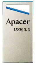 Flash USB Apacer AH155 64GB, argintiu