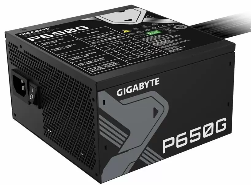 Sursă de alimentare Gigabyte GP-P650G, negru