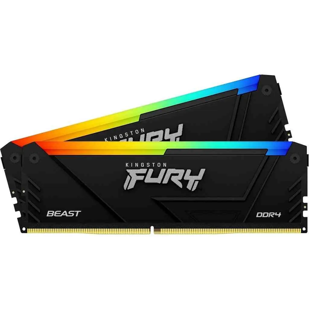 Memorie Kingston FURY Beast RGB 32GB (2x16GB) DDR4-3200MHz, CL16-18-18, 1.35V