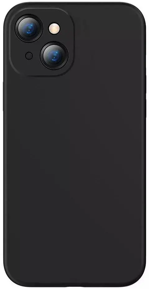Husă de protecție Baseus Liquid Silica Gel Protective Case For iPhone 13, negru