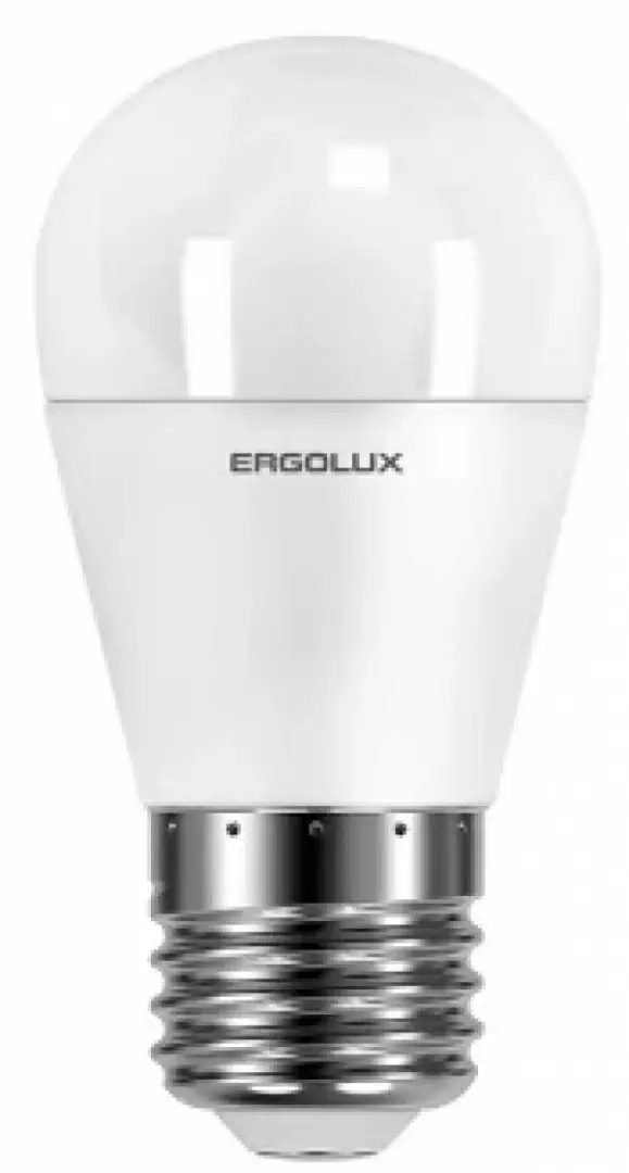 Лампа Ergolux LED-G45-11W-E27-3K, белый