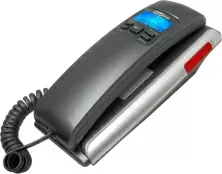 Проводной телефон Maxcom KXT400, графит/серебристый