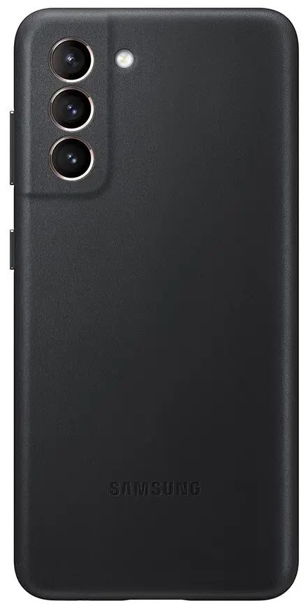 Husă de protecție Samsung Leather Cover Galaxy S21, negru
