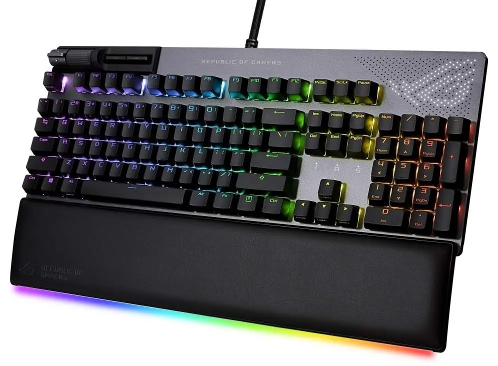 Tastatură Asus ROG Strix Flare II Gunmetal, negru