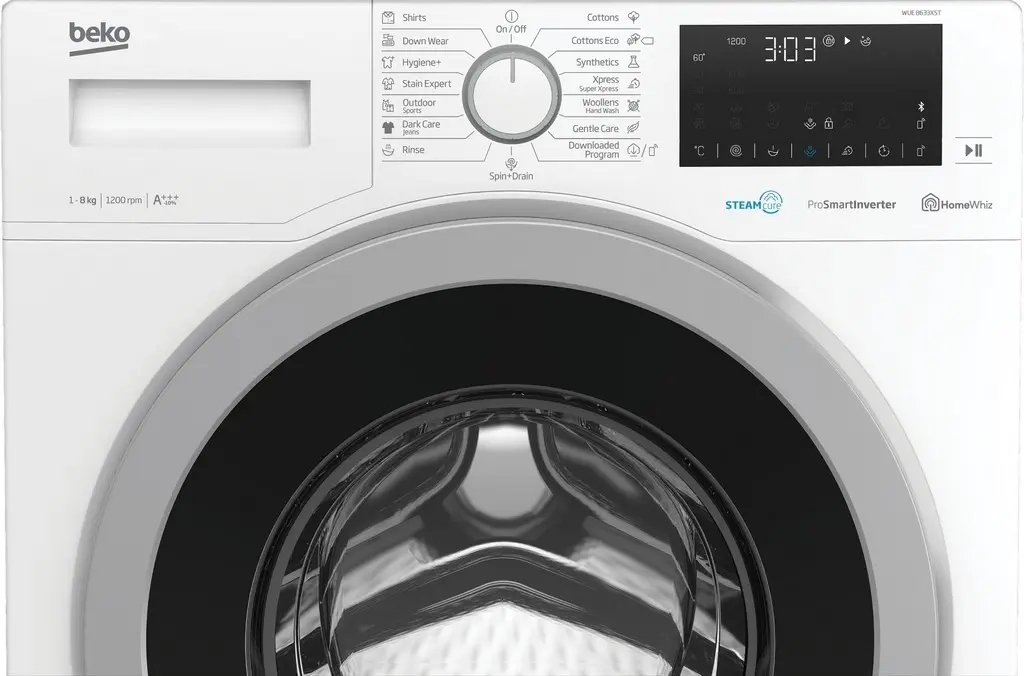 Стиральная машина Beko WUE8633XST, белый на tehnoparc.md Стиральная машина Beko WUE8633XST, белый