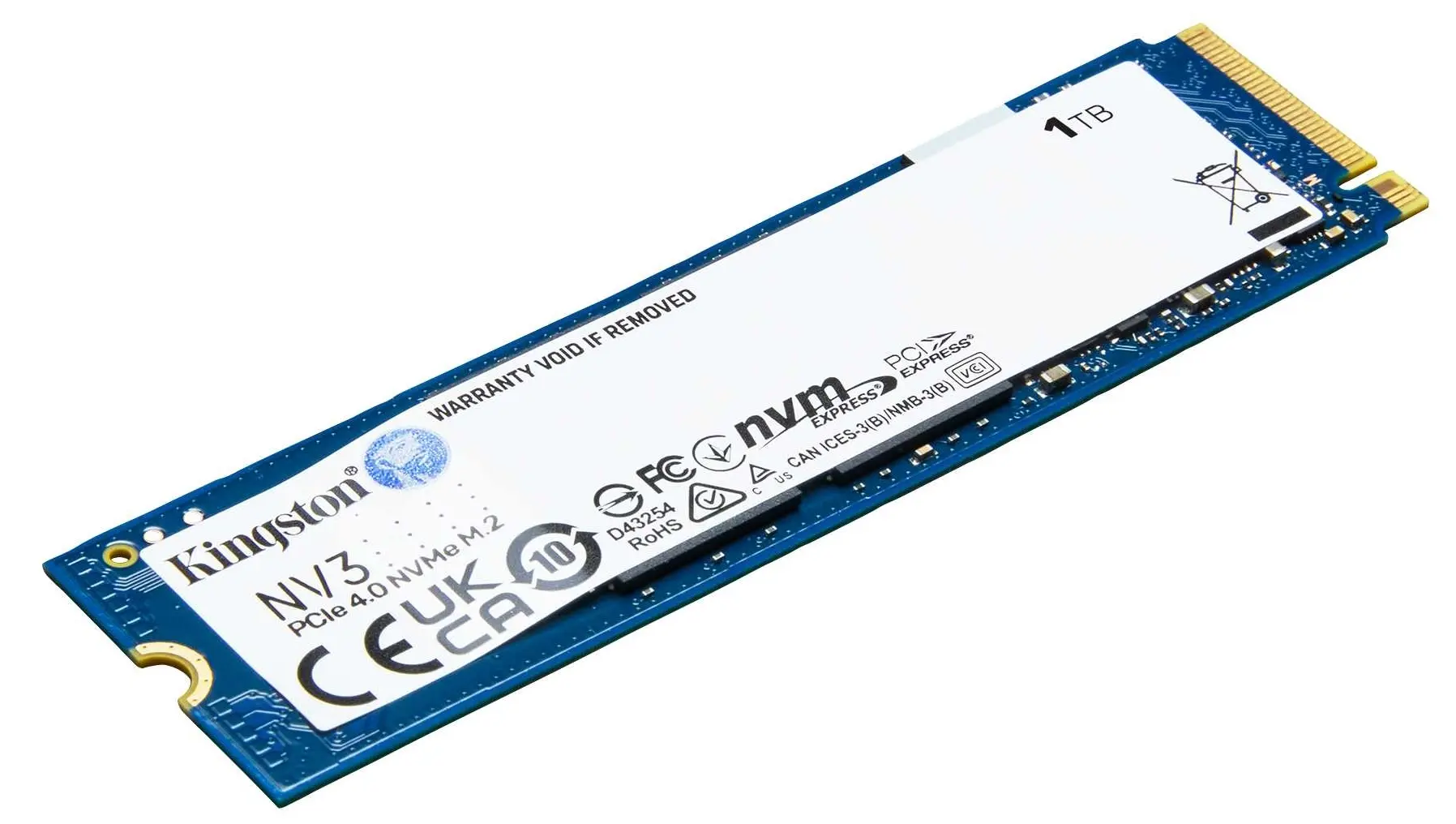 SSD накопитель Kingston NV3 M.2 NVMe, 1TB