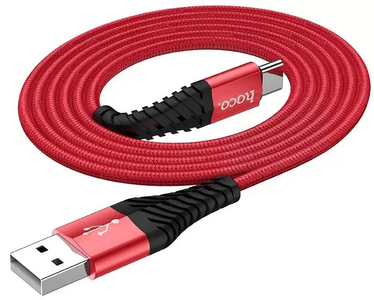 Cablu USB Hoco X38 Cool For Type-C, roșu