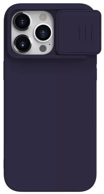 Husă de protecție Nillkin Apple iPhone 15 Pro CamShield Silky Silicone Case, violet pe tehnoparc.md Husă de protecție Nillkin Apple iPhone 15 Pro CamShield Silky Silicone Case, violet