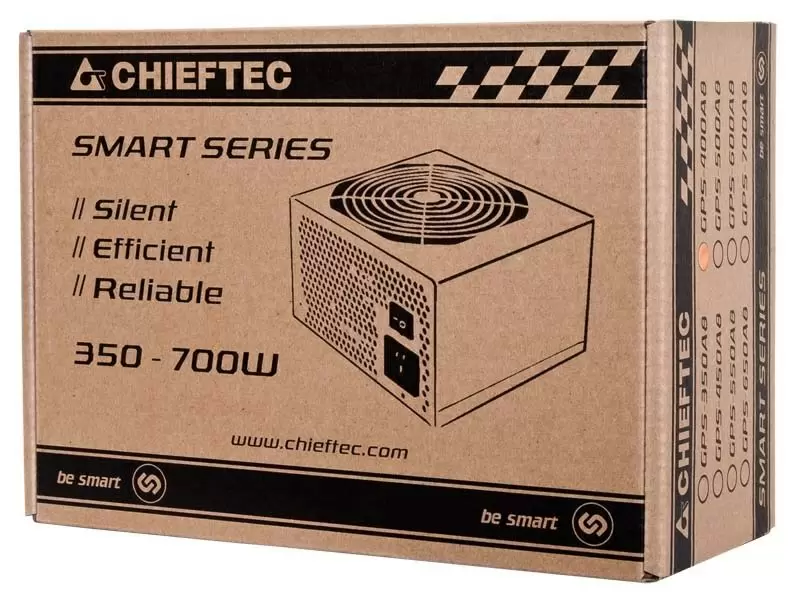 Sursă de alimentare Chieftec Smart A8 GPS-600A8 600W, 80+