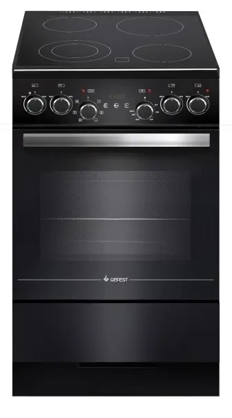 Aragaz electric Gefest 5560-03 0057, negru pe tehnoparc.md Aragaz electric Gefest 5560-03 0057, negru