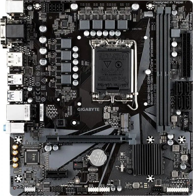 Placă de bază Gigabyte H610M S2H