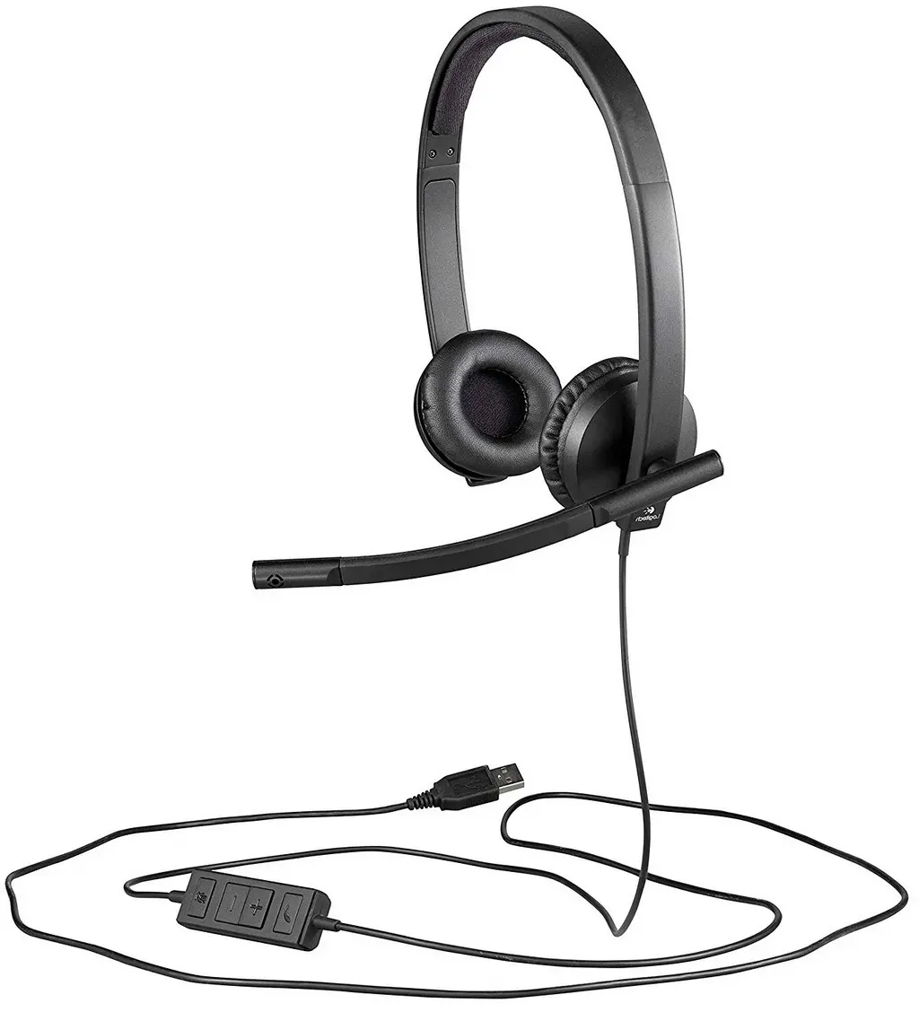 Căşti Logitech H570e, negru
