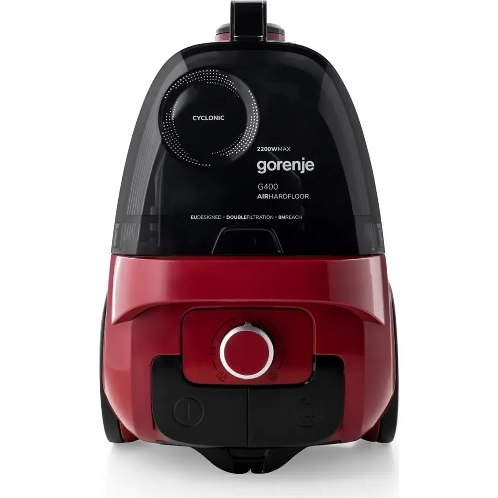 Aspirator cu curățare uscată Gorenje VC2202G4AHR, roșu