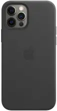 Чехол Apple iPhone 12/12 Pro Leather Case with MagSafe, черный на tehnoparc.md Чехол Apple iPhone 12/12 Pro Leather Case with MagSafe, черный