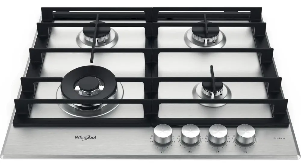Газовая панель Whirlpool GMWL 628/IXL EE, нержавеющая сталь на tehnoparc.md Газовая панель Whirlpool GMWL 628/IXL EE, нержавеющая сталь