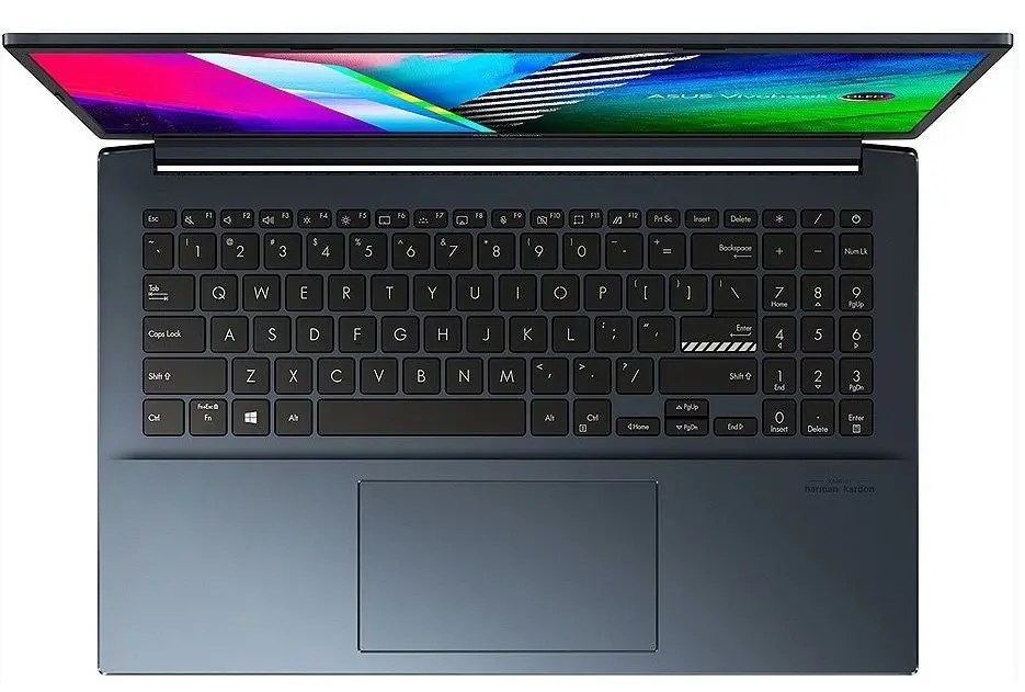 Laptop Asus Vivobook Pro 14 K3400PA (14"/WQXGA+/Core i5-11300H/16GB/512GB/Intel Iris Xe), albastru pe tehnoparc.md Laptop Asus Vivobook Pro 14 K3400PA (14"/WQXGA+/Core i5-11300H/16GB/512GB/Intel Iris Xe), albastru