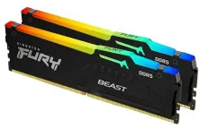 Memorie Kingston Fury Beast RGB 32GB (2x16GB) DDR5-5600MHz, CL40-40-40, 1.25V