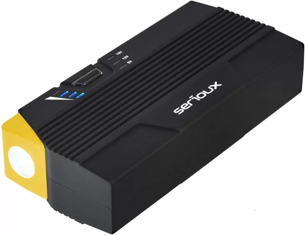 Пуско-зарядное устройство Serioux SRXA12K300A, черный/желтый