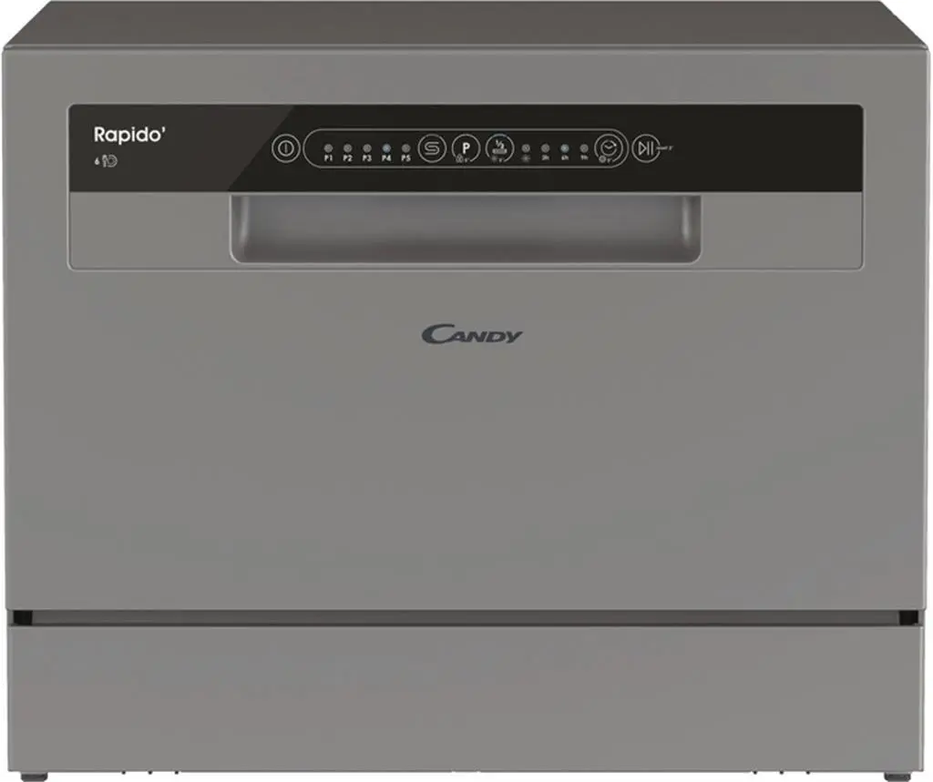 Посудомоечная машина Candy CP 6E51LS, серебристый на tehnoparc.md Посудомоечная машина Candy CP 6E51LS, серебристый