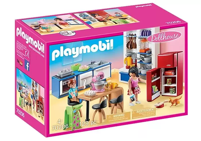 Set jucării Playmobil Family Kitchen