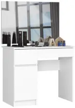 Masă de toaletă Akord P-2/SL 900x600cm Left, alb pe tehnoparc.md Masă de toaletă Akord P-2/SL 900x600cm Left, alb