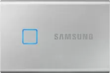 Внешний SSD Samsung T7 TOUCH 1TB, серебристый