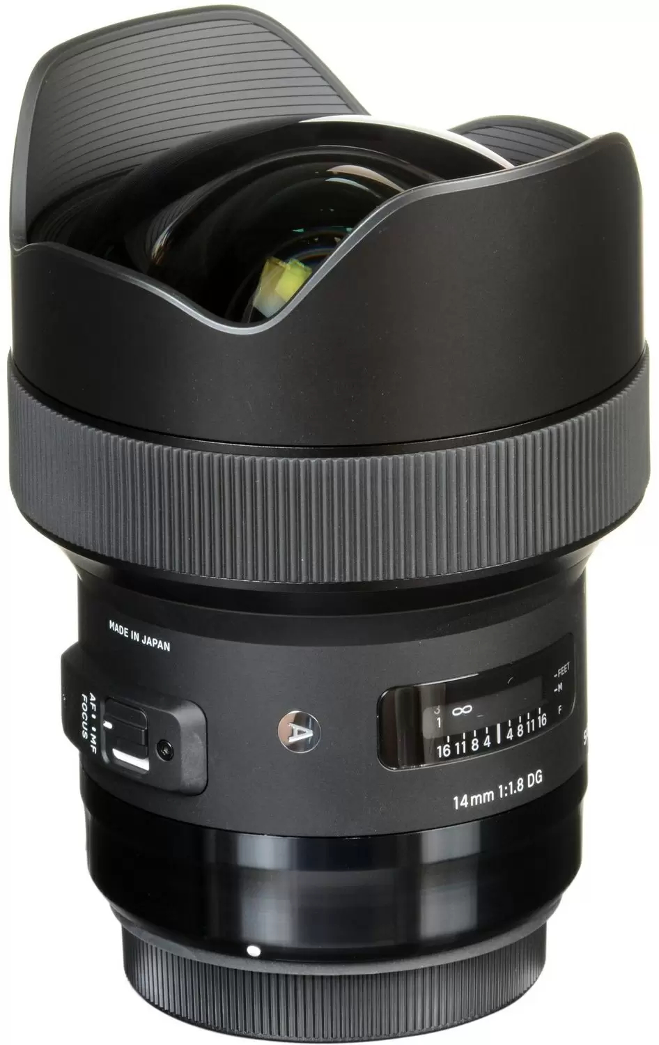 Obiectiv Sigma AF 14mm f/1.8 DG HSM Art pentru Canon, negru