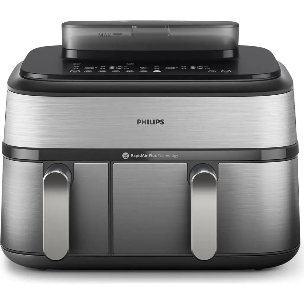 Аэрогриль Philips NA555/00, нержавеющая сталь/черный на tehnoparc.md Аэрогриль Philips NA555/00, нержавеющая сталь/черный