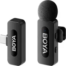 Microfon Boya BY-V10 V2.0, negru pe tehnoparc.md Microfon Boya BY-V10 V2.0, negru