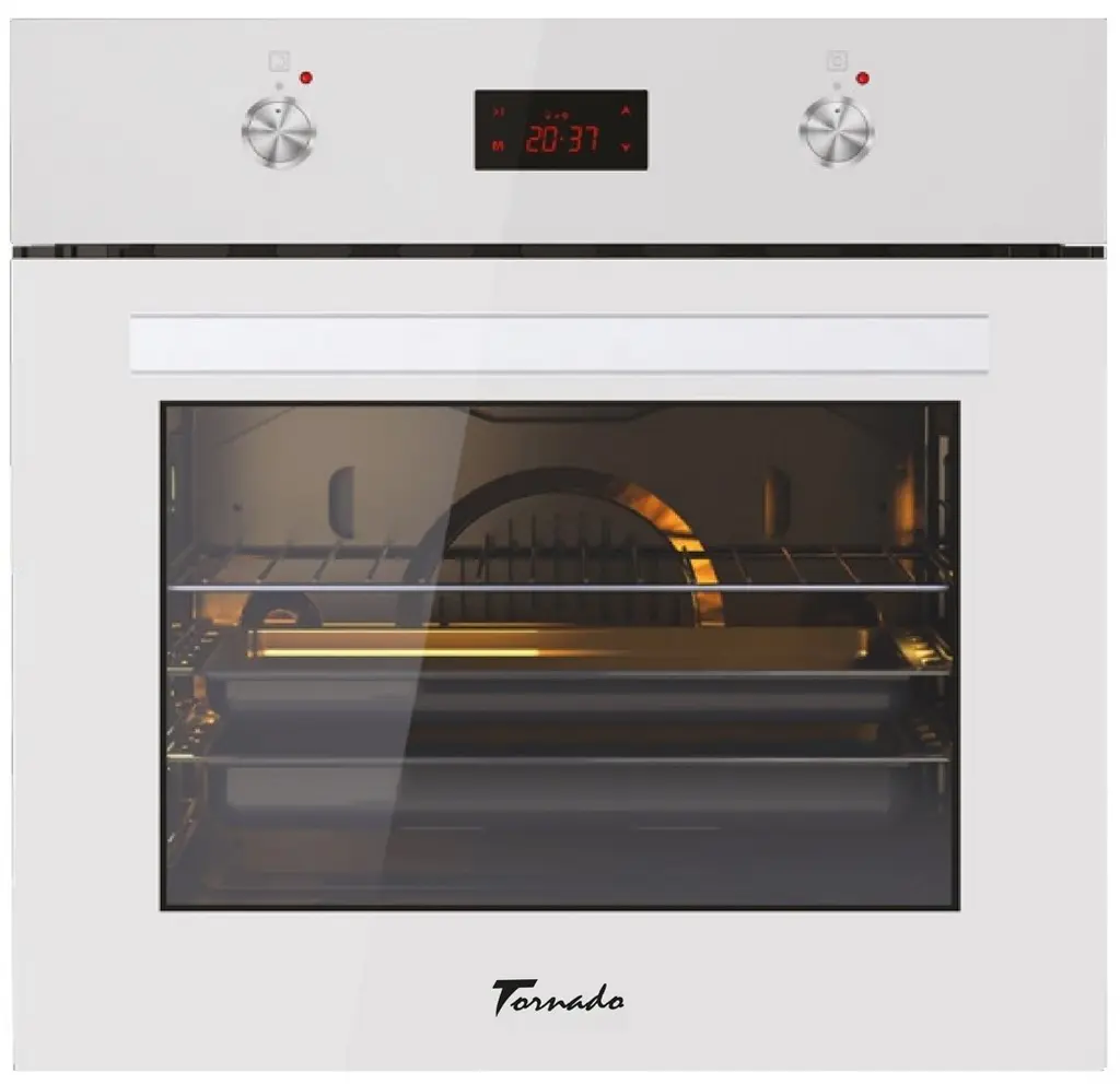 Электрический духовой шкаф Tornado Gloria TE 67 HGB 34 N WH, белый на tehnoparc.md Электрический духовой шкаф Tornado Gloria TE 67 HGB 34 N WH, белый